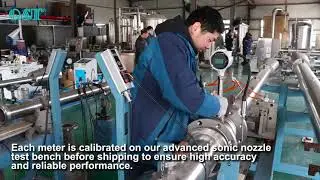 Q&T vortex liquid mass flow meter