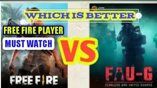 Fauji vs free fire  . Which best graphics . All compression. #faug