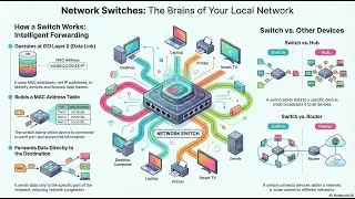What is a Switch? How it Works |  Switch Basics  #ccna #networkingbasics #switch