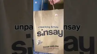 unpacking Sinsay 📢🏘️#haul #обзор #vidio #shorts #top