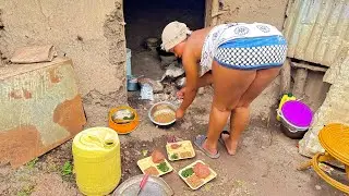 A Taste of Home: Preparing Ugali, Cowpeas and Pumpkin Leaves in an African Village