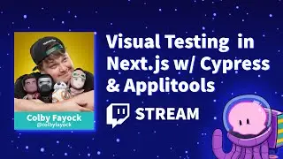 Next.js Visual Regression Testing with Applitools and Cypress  - STREAM