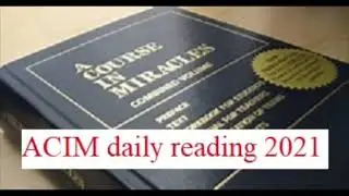 ACIM daily study &ndash; May 20, 2021