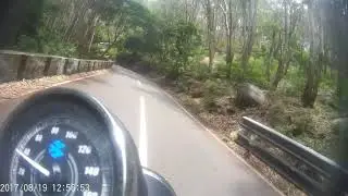 A surreal spinning road