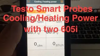 HVAC Tools: Testo Smart Probes Cooling or Heating Power Calculation