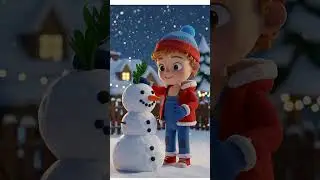 ❄️ Snowman Chaos with Milo! 😂🐱  Cozy Family Winter Fun #shorts #viral #fyp  #catshorts #familyfun