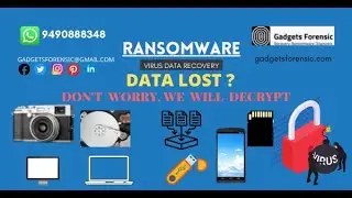 #RANSOMWARE #Decrypt #DATA RECOVERY