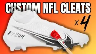 Kansas City Chiefs Player Gets 4 One-of-a-Kind Custom Nike Cleats!
