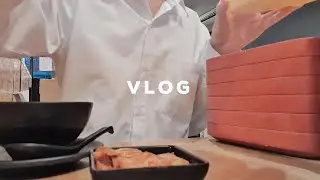 Vlog | กินชาบูววว ทงปู้ติ่ง? อิหยังวะ  ไหว้ครู ติดเข็ม สอบจีน คัดจีน เดินกาดในมอ | K.Kwon