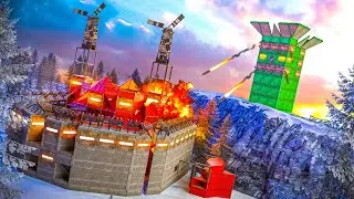 9,000 HOUR SOLO DEFENDS AGAINST 30+ CLAN ALLIANCE - Rust Movie