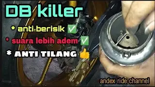 Pasang DB killer knalpot.. anti tilang anti berisik..
