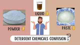 Which detergent chemicals are best (Powder liquid or paste) for making good quality detergent powder