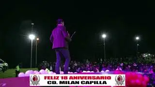 HOMERO MEDINA EN CAPILLA DE UNANCA EN EL 18&deg; ANIVERSARIO DEL CLUB DEPORTIVO MILAN CAPILLA 