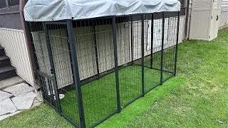 ROOMTEC 8 ft x 4 ft x 5.6 ft Outdoor Dog Kennel Review