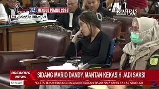 Mario Dandy Bantah Kesaksian Mantan Kekasihnya & Sempat Ditegur Hakim Soal Etika