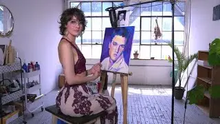 Creating the King of Rock n Roll | 4 Hours of ASMR Painting and Rambling Bliss