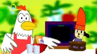PaRappa The Rapper Walkthrough Part 4: Cheap Cheap The Cooking Chicken