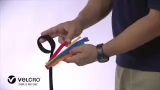 How to organise your computer cables with VELCRO&reg; Brand.