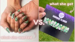WATCH ME WORK: CUSTOM GRADUATION NAILS💅🏽 I WHAT SHE WANTED VS WHAT SHE GOT 🧚🏽