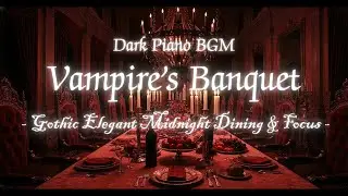 Vampire’s Banquet - Elegant & Dark Piano Ambience for Midnight Dining and Focus -