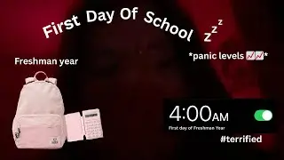 First Day of Freshman Year (get prepped with me for first day of school)