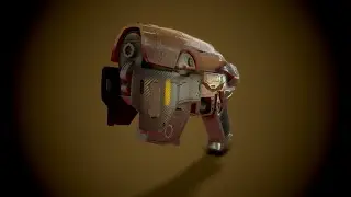 Snub Pistol - 3D Model Turntable