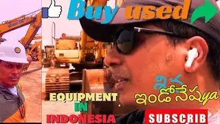Buying used mining equipment in Indonesia ||jakarta || #telugu #youtubeshorts #filmora