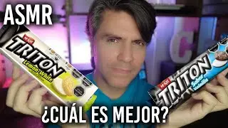ASMR Probando Las Nuevas Galletas TRITÓN WHITE LEMON vs TRITÓN CLÁSICA #asmr #asmrvideo