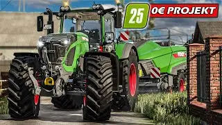 LS25 0€ Challenge: Quader & Rundballen im Akkord pressen #03 | 0€ Projekt im Farming Simulator 25