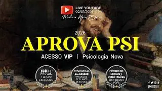 APROVA PSI 2026 - Como estudar para concursos de psicologia