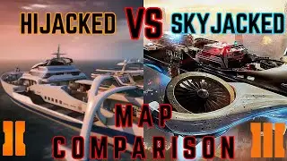 Hijacked & Skyjacked map comparison // BO2 & BO3