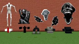 How to spawn All 67 kid SCP 096 shy guy SCP wish I knew in Minecraft PE 