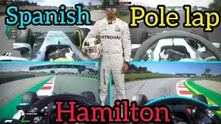 F1.  GP Spanish. Pole position 2018-2019 2020-2021. (Hamilton)