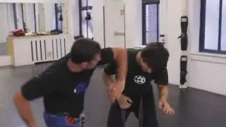 How to Escape a Front Choke with a Push | Krav Maga