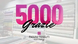 Siamo arrivati a 5000! Grazie a tutti per aver scelto Panini Tessuti