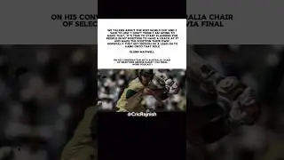 Glenn Maxwell On His Retirement 🙌❤️&zwj;🩹