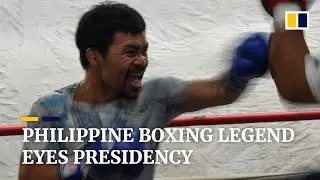 Philippine boxing legend Manny Pacquiao returns to the ring with an eye on the presidency