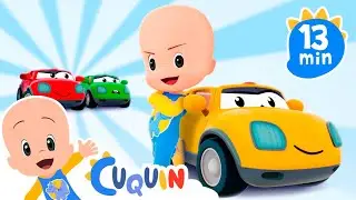 Cars and magic cubes of shapes | Kids Education | Cleo & Cuquin
