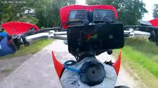 trip to lake with suzuki baja 300 and yamaha dt125r