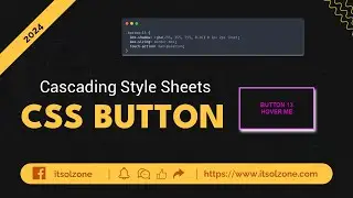 Master CSS Buttons | Button 13 | Web Development | UI Design | Responsive Button | ITSolZone