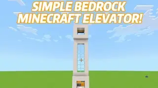 You Need This In Your Minecraft World! Minecraft elevator tutorial