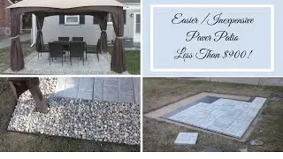 Inexpensive Backyard Patio | Easier Patio Install | Less Time & Energy | Backyard DIY | Paver Pads