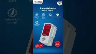 Rossmax Pulse Oximeter SB100 &ndash; Accurate & Reliable SpO2 Monitoring