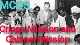 Pakistan Studies |Cripps Mission and Cabinet Mission|MCQS| PPSC| CSS|PMS|