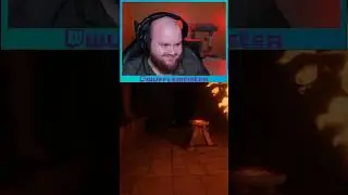 Spooked by a sneaky snek snake - twitch streamer funny moments in Forewarned