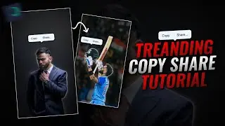 TREANDING COPY SHARE \ - free xml preset | alight motion tutorial