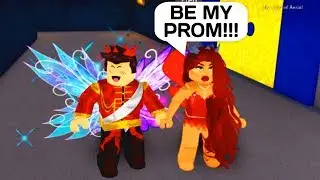 CREEPY GIRL FORCES ME TO BE HER PROM DATE IN ROBLOX ROYALE HIGH!