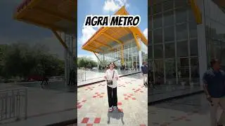 Agra Metro Travel Experience 😍 #agravlog #minivlog #shorts