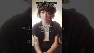 pov you are non-binary #nonbinary #genderqueer #nonbinarypride #queer #transition #transgender