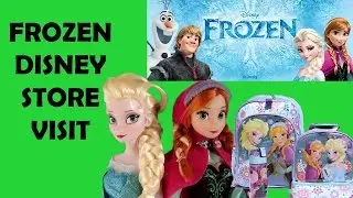 Official Disney Frozen Merchandise Elsa Anna Kristoff Sven Olaf Toys at Disney Store